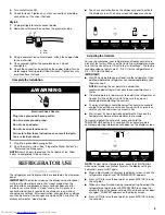 Предварительный просмотр 5 страницы KitchenAid KSRJ25FX User Instructions