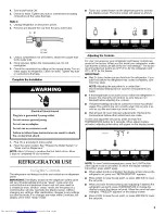 Preview for 5 page of KitchenAid KSRJ25FXBL01 User Instructions