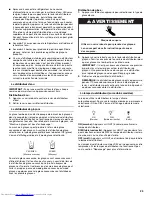 Preview for 23 page of KitchenAid KSRK25FVBL - 25.4 cu. ft. Refrigerator User Instructions