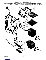 Предварительный просмотр 5 страницы KitchenAid KSRK25FVBL03 Parts List