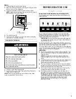 Preview for 5 page of KitchenAid KSRK25FVBT - 25.4 cu. ft. Refrigerator User Instructions