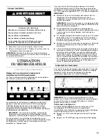 Preview for 21 page of KitchenAid KSRK25FVBT - 25.4 cu. ft. Refrigerator User Instructions