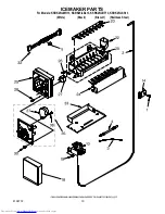 Предварительный просмотр 19 страницы KitchenAid KSRK25ILBL13 Parts List