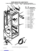 Preview for 3 page of KitchenAid KSRP22FTBL - Architect Series II: 21.6 cu. ft. Refrigerator Parts List