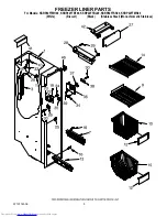 Preview for 5 page of KitchenAid KSRP22FTBL - Architect Series II: 21.6 cu. ft. Refrigerator Parts List