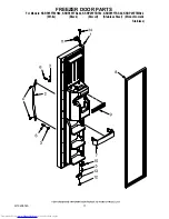 Предварительный просмотр 11 страницы KitchenAid KSRP25FTBL - Architect Series II: 25.3 cu. ft. Refrigerator Parts List