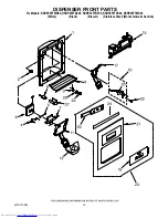 Предварительный просмотр 13 страницы KitchenAid KSRP25FTBL00 Parts List