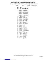 Preview for 8 page of KitchenAid KSRS25CKBL01 Parts List