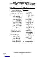 Preview for 21 page of KitchenAid KSRS25CKBL01 Parts List