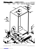 KitchenAid KSRS25CSBL01 Cabinet Parts предпросмотр