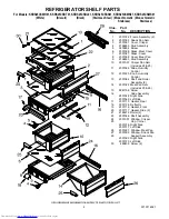 Предварительный просмотр 4 страницы KitchenAid KSRS25CSBL01 Cabinet Parts