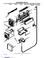 Предварительный просмотр 19 страницы KitchenAid KSRS25CSBL01 Cabinet Parts