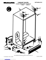 KitchenAid KSRS25FBAL01 Cabinet Parts предпросмотр