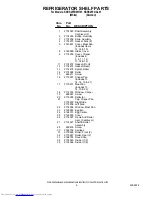 Preview for 6 page of KitchenAid KSRS25FDAL01 Parts List