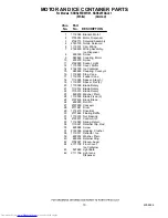 Preview for 10 page of KitchenAid KSRS25FDAL01 Parts List