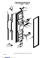 Preview for 13 page of KitchenAid KSRS25FDAL01 Parts List