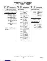 Preview for 22 page of KitchenAid KSRS25FDAL01 Parts List