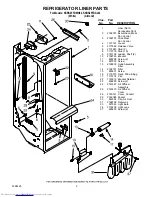 Предварительный просмотр 3 страницы KitchenAid KSRS25FDAL02 Parts List