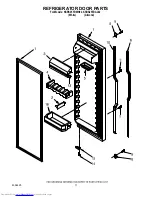 Предварительный просмотр 11 страницы KitchenAid KSRS25FDAL02 Parts List