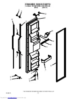 Предварительный просмотр 13 страницы KitchenAid KSRS25FDAL02 Parts List