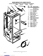 Предварительный просмотр 3 страницы KitchenAid KSRS25FGAL00 Parts List