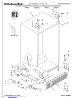 Предварительный просмотр 1 страницы KitchenAid KSRS25FGAL01 Parts List