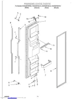 Предварительный просмотр 13 страницы KitchenAid KSRS25FGAL01 Parts List