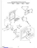 Предварительный просмотр 15 страницы KitchenAid KSRS25FGAL01 Parts List