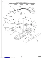 Предварительный просмотр 19 страницы KitchenAid KSRS25FGAL01 Parts List