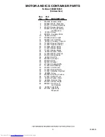 Preview for 8 page of KitchenAid KSRS25FGSS11 Parts List