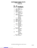 Preview for 14 page of KitchenAid KSRS25FGSS11 Parts List