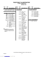 Preview for 21 page of KitchenAid KSRS25FGSS11 Parts List