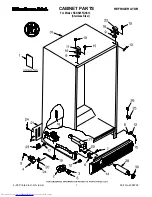 Preview for 1 page of KitchenAid KSRS25FGSS13 Cabinet Parts