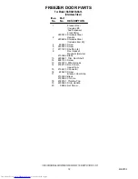 Preview for 12 page of KitchenAid KSRS25FGSS13 Cabinet Parts