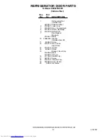 Preview for 10 page of KitchenAid KSRS25FGSS15 Parts List