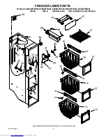 Предварительный просмотр 5 страницы KitchenAid KSRS25FTBL00 Parts List