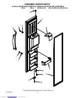 Предварительный просмотр 11 страницы KitchenAid KSRS25FTBL00 Parts List