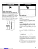 Предварительный просмотр 3 страницы KitchenAid KSRS25FTBL03 User Instructions