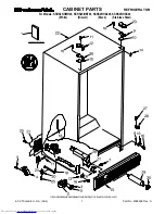 Предварительный просмотр 1 страницы KitchenAid KSRS25IHBL00 Cabinet Parts