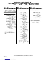 Preview for 21 page of KitchenAid KSRS25IKBL01 Parts List