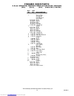 Preview for 12 page of KitchenAid KSRS25ILBL02 Parts List