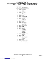 Preview for 20 page of KitchenAid KSRS25ILBL02 Parts List