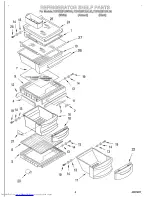 Предварительный просмотр 5 страницы KitchenAid KSRS25KGAL00 Parts List