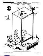 Preview for 1 page of KitchenAid KSRS25KGBL03 Cabinet Parts