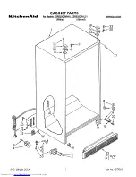 KitchenAid KSRS25QAAL01 Parts List preview