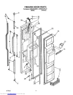 Предварительный просмотр 14 страницы KitchenAid KSRS25QAAL01 Parts List