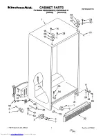 KitchenAid KSRS25QAAL10 Parts List предпросмотр