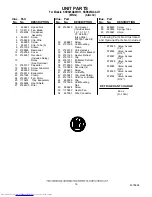 Preview for 16 page of KitchenAid KSRS25QAAL11 Parts List