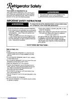 Preview for 3 page of KitchenAid KSRS25QDAL00 Use & Care Manual