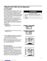 Preview for 17 page of KitchenAid KSRS25QDAL00 Use & Care Manual